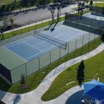 Canopy Tennis Courts Aerial