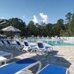 Pool in Canopy neighborhood in Tallahassee Florida