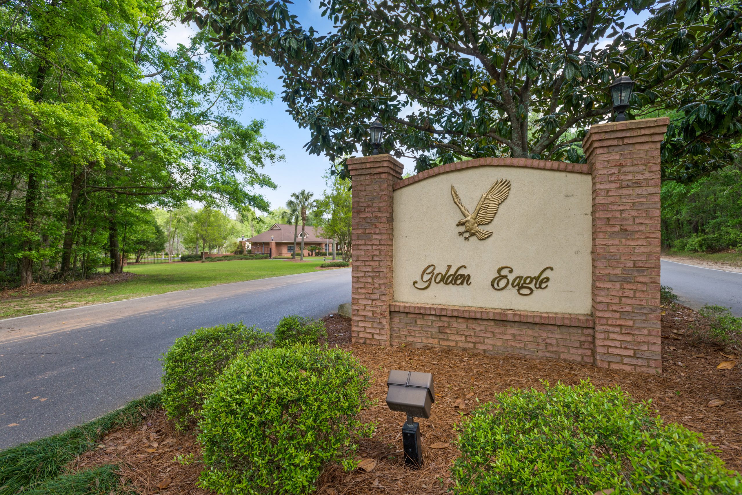 Golden Eagle Neighborhood Sign
